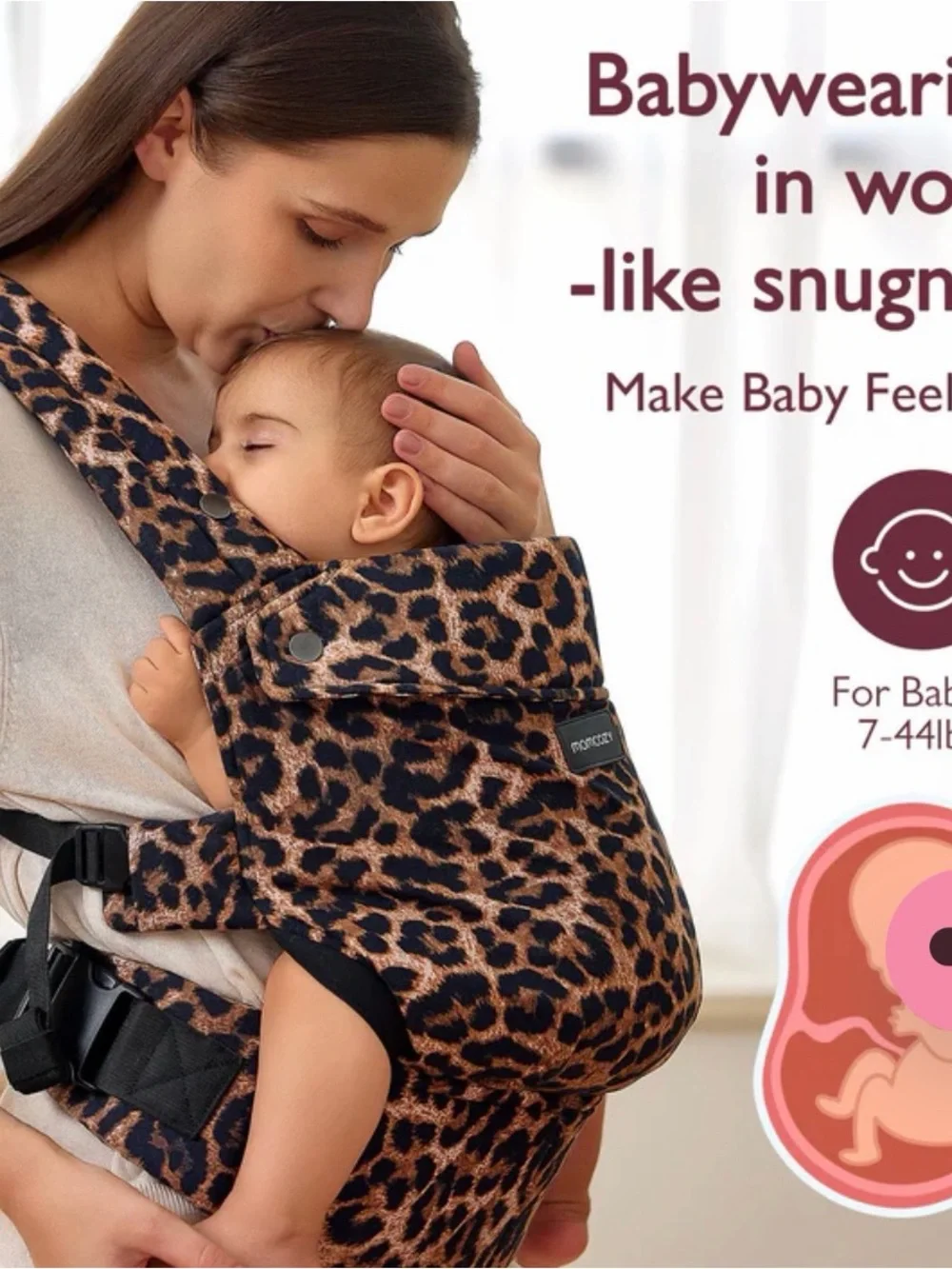NWT - Momcozy - Cotten - Leopard Print